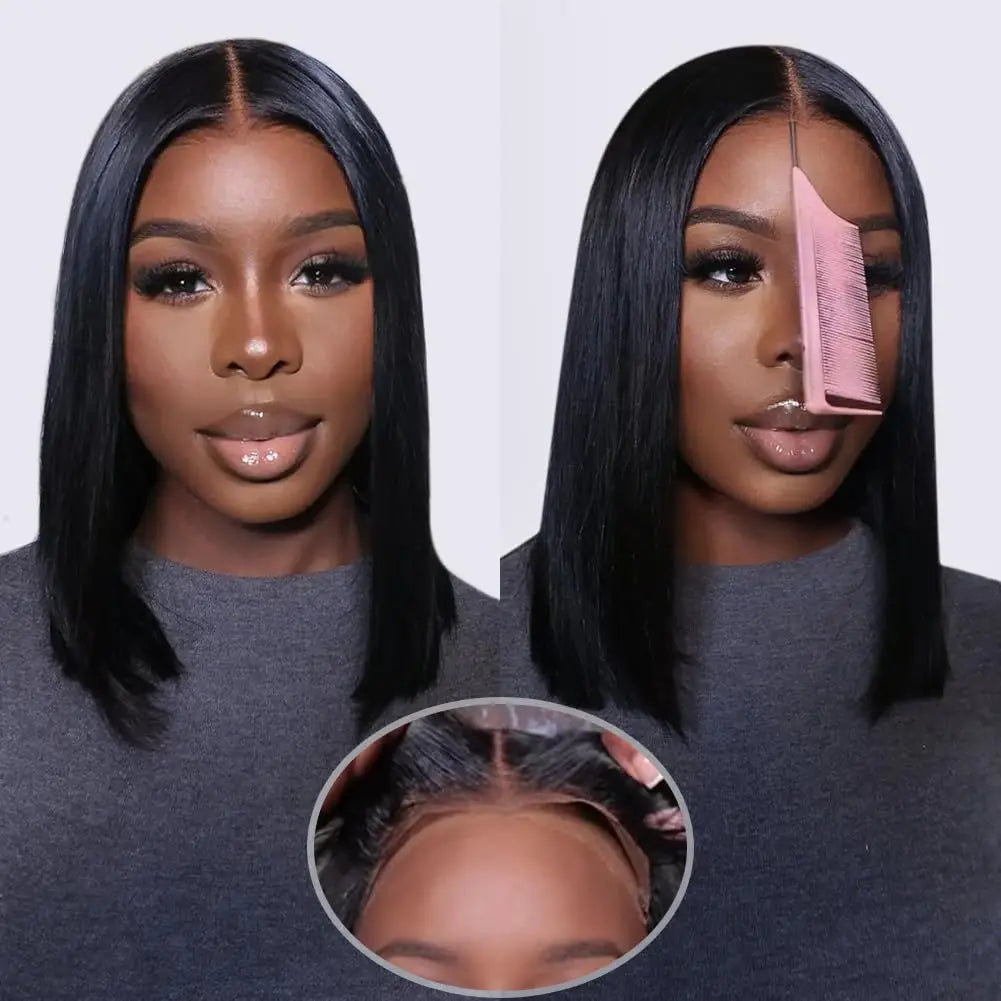 Glueless Straight Bob Wig