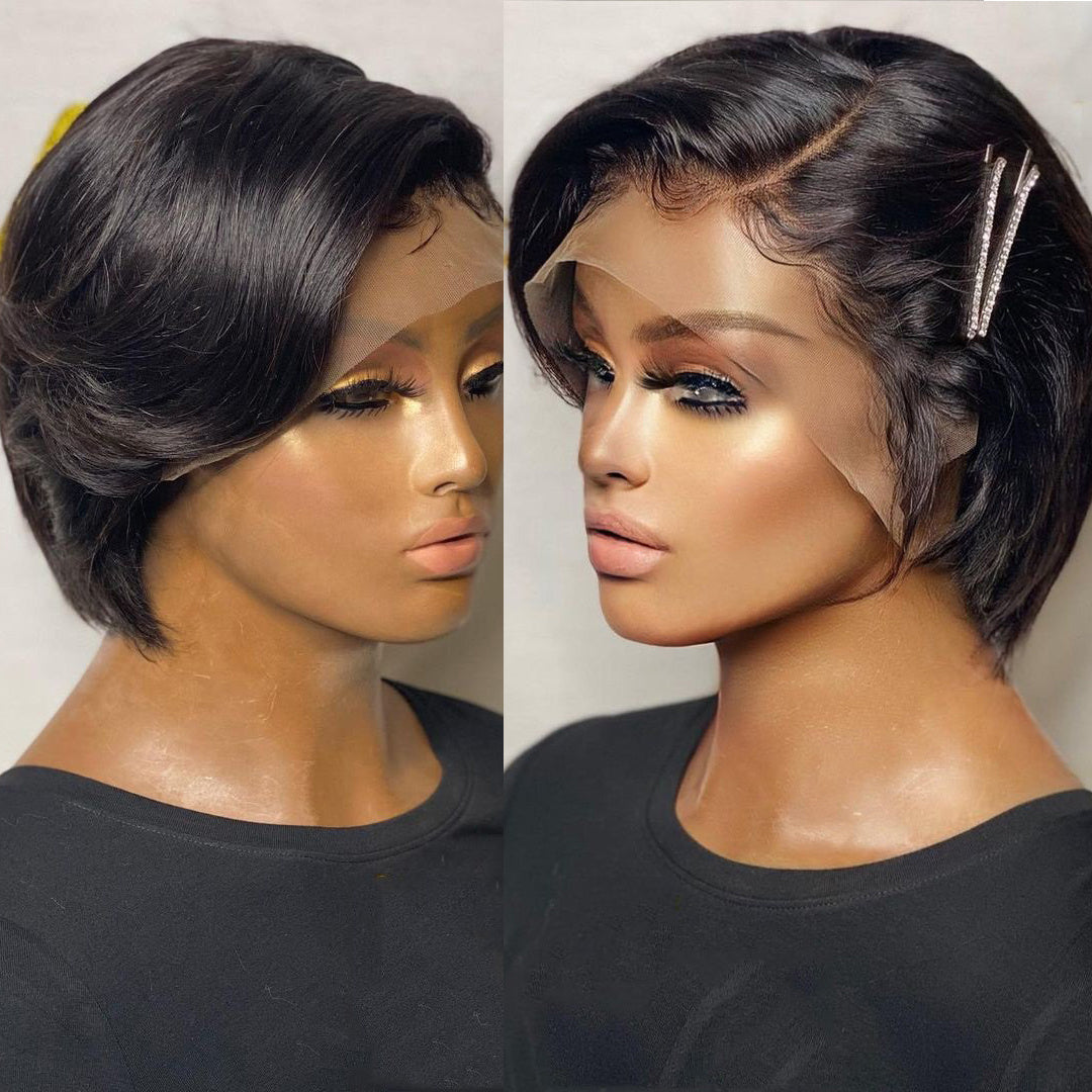 Fashion Pixie Cut Human Hair Wig