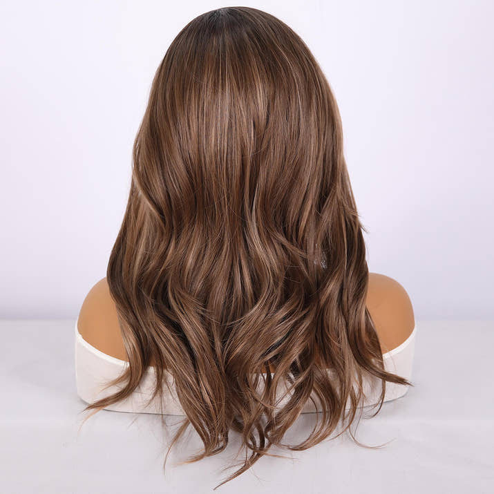 Gradient Brown  Curly Hd lace