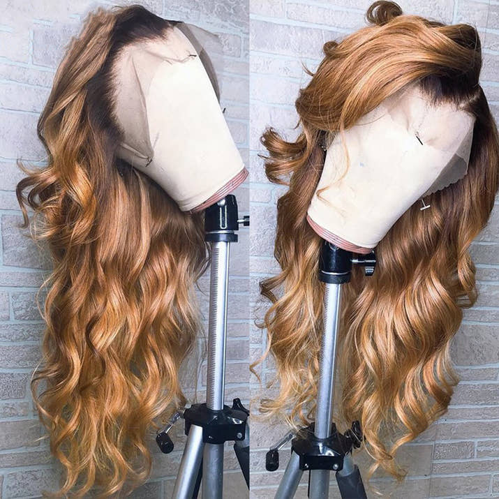 Ombre Blond Remy 13x4 HD Lace wig