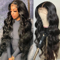 Black Synthetic Lace Front Wig