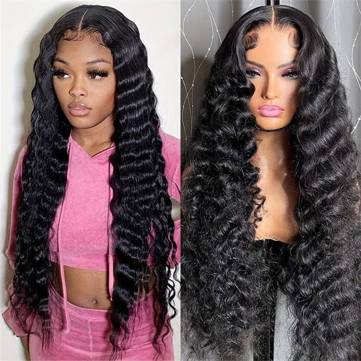 Loose Deep Wave Wig Black Female