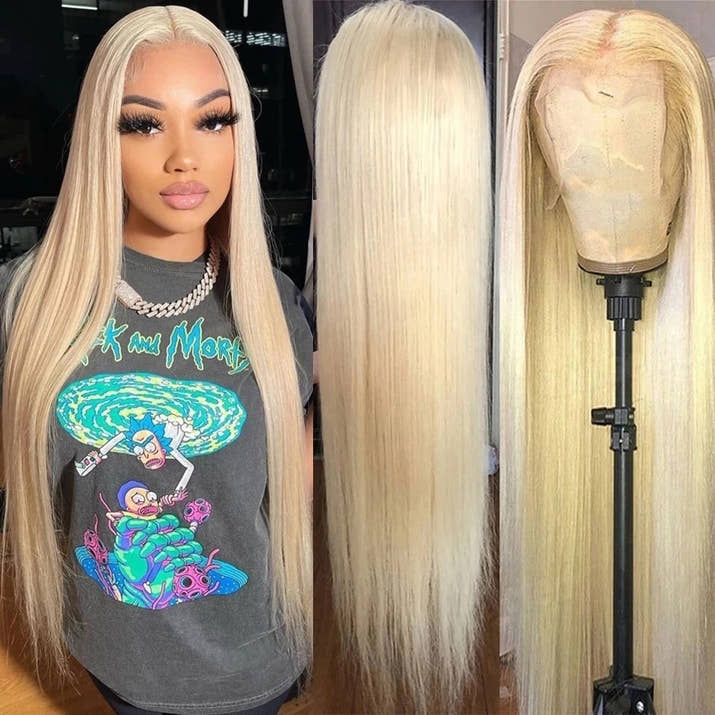 Piano Color Long Straight Wig