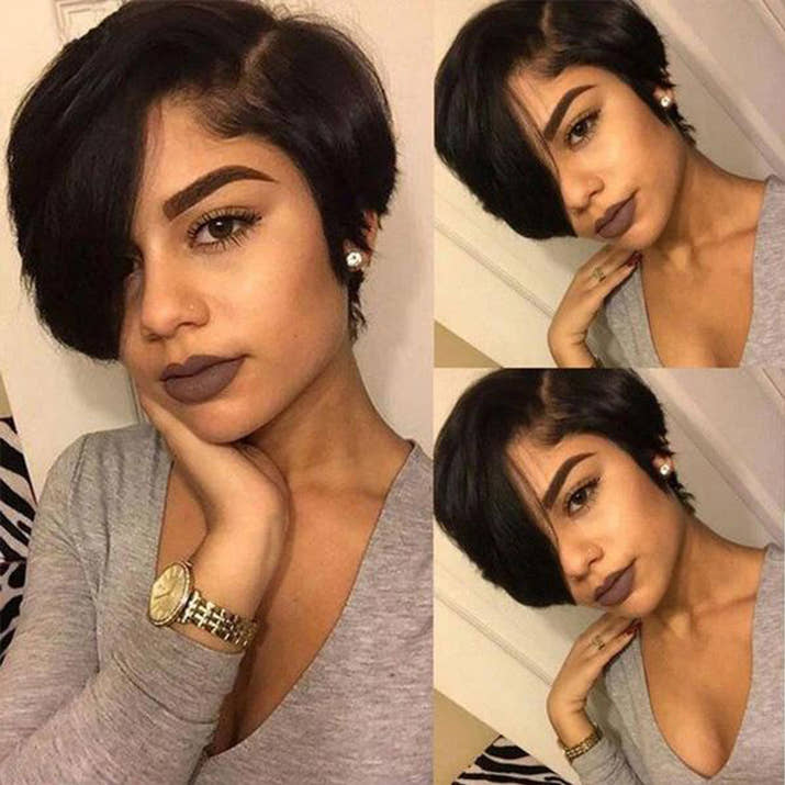Fashion Pixie Cut Human Hair Wig
