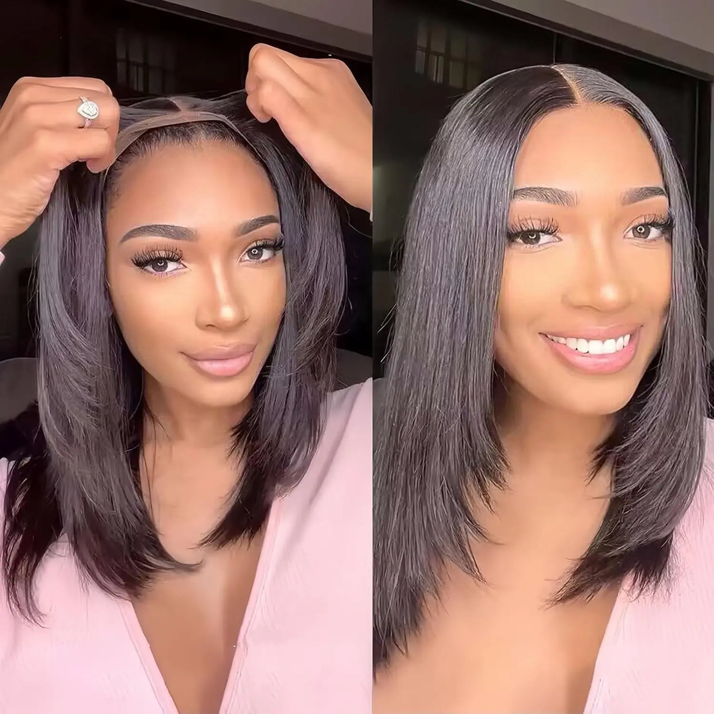 Glueless Straight Bob Wig