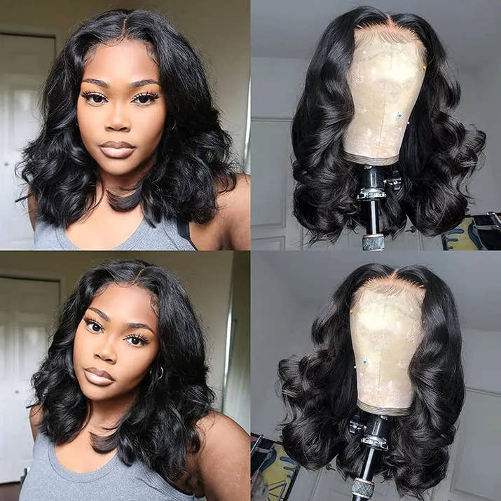 Brazilian Natural Black HD Bob Wig