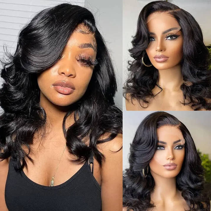 Brazilian Natural Black HD Bob Wig