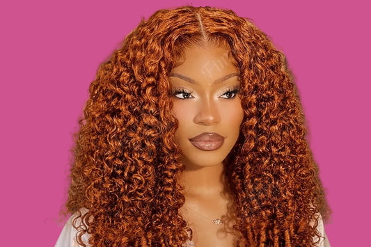 The Ginger Spice – Burmese Curly HD Lace Wig