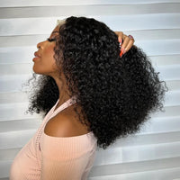 300% Brazilian Curly Short Bob 13x6 HD Lace Front Human Hair Wigs Brazilian Deep Wave 13x4 Transparent Lace Frontal Remy Wig