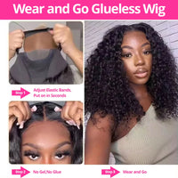300% Brazilian Curly Short Bob 13x6 HD Lace Front Human Hair Wigs Brazilian Deep Wave 13x4 Transparent Lace Frontal Remy Wig