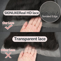 BEEOS Skinlike 13x6 HD Lace Frontal Only Pre Plucked Straight 6x6 5X5 HD Lace Closure Only Brazilian Human Hair 13x4 HD Frontal