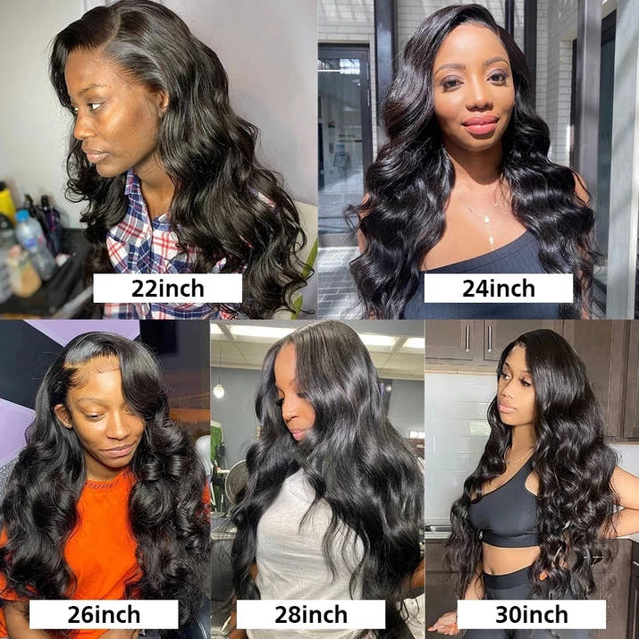 PerisModa 100% Human Hair Body Wave Bundles Human Hair Brazilian Natural Black 3/4 Bundle Deals Virgin Hair Raw Hair Extensions
