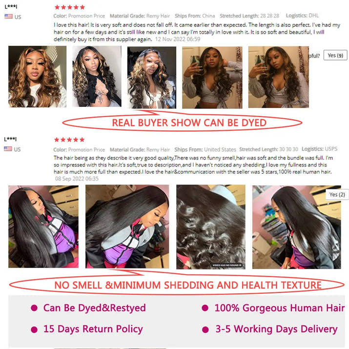 PerisModa 100% Human Hair Body Wave Bundles Human Hair Brazilian Natural Black 3/4 Bundle Deals Virgin Hair Raw Hair Extensions