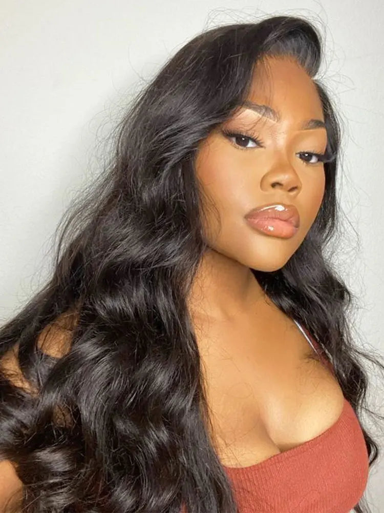 PerisModa 100% Human Hair Body Wave Bundles Human Hair Brazilian Natural Black 3/4 Bundle Deals Virgin Hair Raw Hair Extensions