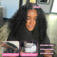300% Brazilian Curly Short Bob 13x6 HD Lace Front Human Hair Wigs Brazilian Deep Wave 13x4 Transparent Lace Frontal Remy Wig