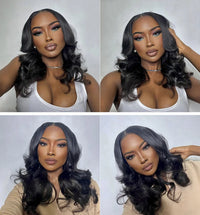 PerisModa 100% Human Hair Body Wave Bundles Human Hair Brazilian Natural Black 3/4 Bundle Deals Virgin Hair Raw Hair Extensions