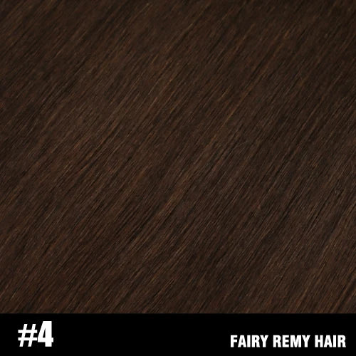 Fairy Remy Hair 0.5g/strand 12/14 inch Real Remy K Flat Tip Human Hair Extensions Silky Straight Pre Bonded Keratin Hair