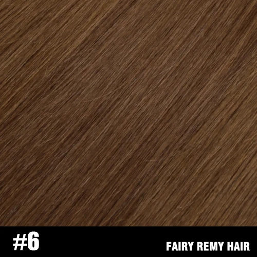 Fairy Remy Hair 0.5g/strand 12/14 inch Real Remy K Flat Tip Human Hair Extensions Silky Straight Pre Bonded Keratin Hair
