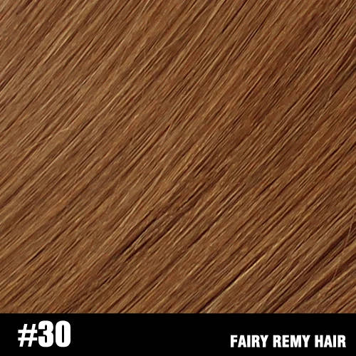 Fairy Remy Hair 0.5g/strand 12/14 inch Real Remy K Flat Tip Human Hair Extensions Silky Straight Pre Bonded Keratin Hair
