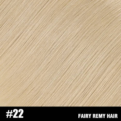 Fairy Remy Hair 0.5g/strand 12/14 inch Real Remy K Flat Tip Human Hair Extensions Silky Straight Pre Bonded Keratin Hair