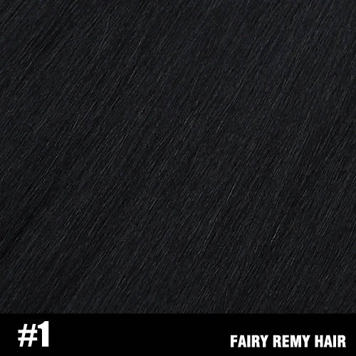 Fairy Remy Hair 0.5g/strand 12/14 inch Real Remy K Flat Tip Human Hair Extensions Silky Straight Pre Bonded Keratin Hair