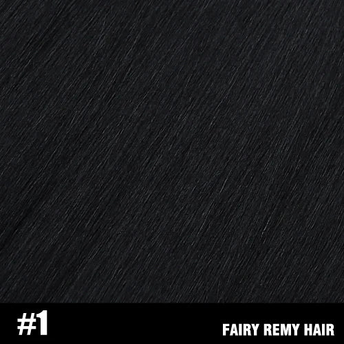 Fairy Remy Hair 0.5g/strand 12/14 inch Real Remy K Flat Tip Human Hair Extensions Silky Straight Pre Bonded Keratin Hair