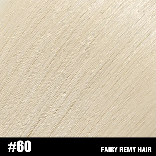 Fairy Remy Hair 0.5g/strand 12/14 inch Real Remy K Flat Tip Human Hair Extensions Silky Straight Pre Bonded Keratin Hair