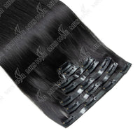 Invisible PU Clip In Hair Extension Human Hair Injected PU Tape Weft Clip in Extension 7Pcs/set 12-24inch 100G 120G Clip On Hair