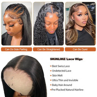 BEEOS Ultra Fitted 13X6 Glueless Wig Human Hair Ready To Wear Skinlike HD Lace Straight Human Hair Lace Frontal Wig Brazilian