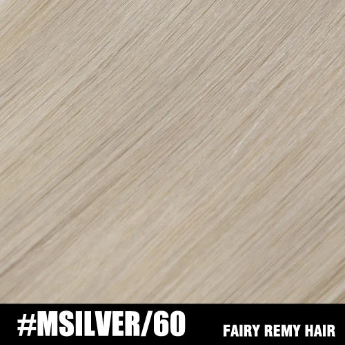 Fairy Remy Hair 0.5g/strand 12/14 inch Real Remy K Flat Tip Human Hair Extensions Silky Straight Pre Bonded Keratin Hair
