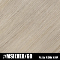 Fairy Remy Hair 0.5g/strand 12/14 inch Real Remy K Flat Tip Human Hair Extensions Silky Straight Pre Bonded Keratin Hair
