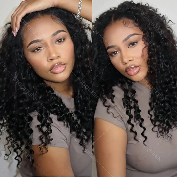 12A Deep Wave Full Head Human Crochet Hair for Black Women Extensions PreSeparated Reusable Loose Wave Feather Crochet Bulk Hair