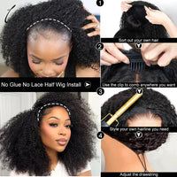 3-in-1 Kinky Curly Instant Volume Wig