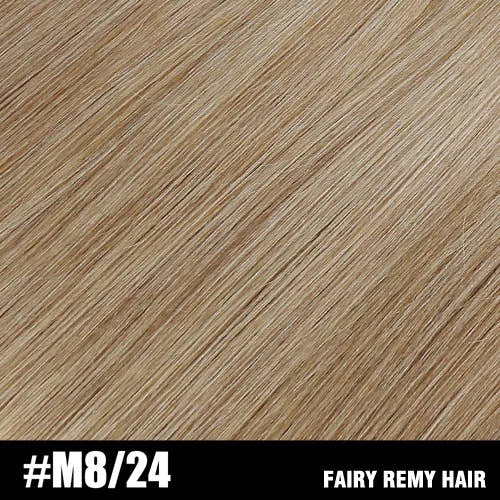 Fairy Remy Hair 0.5g/strand 12/14 inch Real Remy K Flat Tip Human Hair Extensions Silky Straight Pre Bonded Keratin Hair