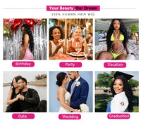 Cosplay Colored Green Grey Pink Blue Red Body Wave 28 Inches 13x4 HD Lace Frontal Wigs Brazilian Human Hair Wig For Women