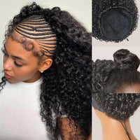 Flexi-Fit 3-in-1 Messy Curly Half Wig