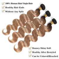 Honey Blonde Bundles Human Hair Body Wave Human Hair Bundles Remy Brazilian Human Hair Weave Extentions 1/3/4 pcs Bundle Deals
