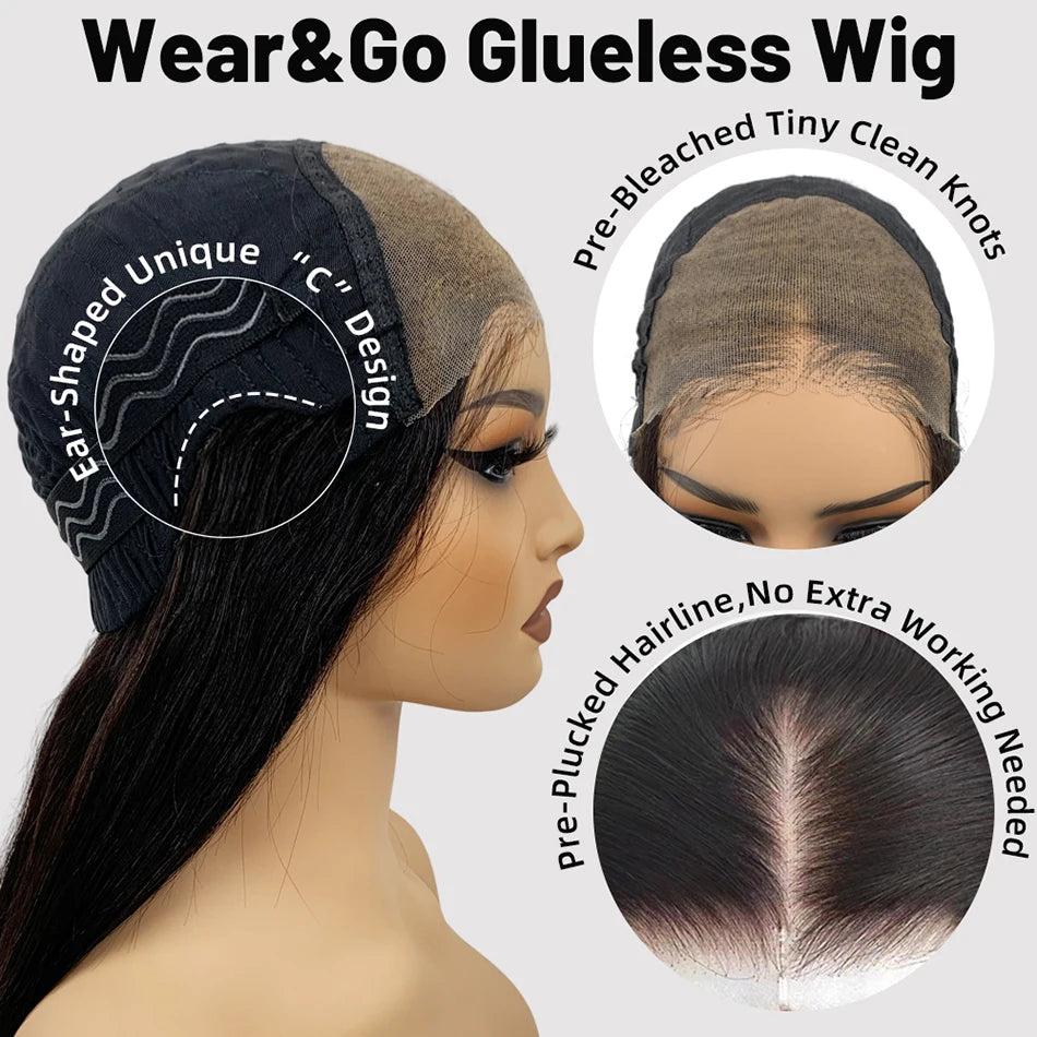 10A 6x5 Glueless Lace Wigs Colored Human Hair Wigs Ready To Wear And Go Short Kinky Curly Ombre Brown Highlights Blonde Wigs