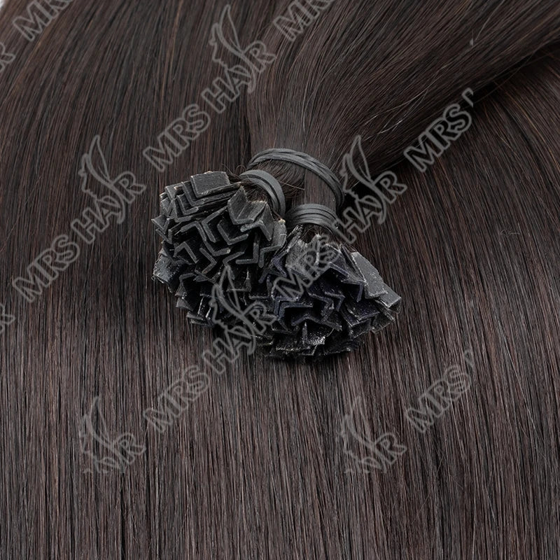 K Tip Hair Extensions Keratin Human Hair Hot Fusion Hair Extension 1cm Italy Keratin Glue Machine Remy 12-24inch 30  50G/pack