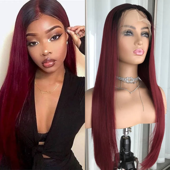 Straight Synthetic Lace Front Wig