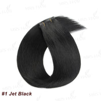 Invisible Long Tape PU Weft Human Hair Bundles Real Natural Hair Seamless & No-Glue Injected Tape In Hair Extensions Thick Ends