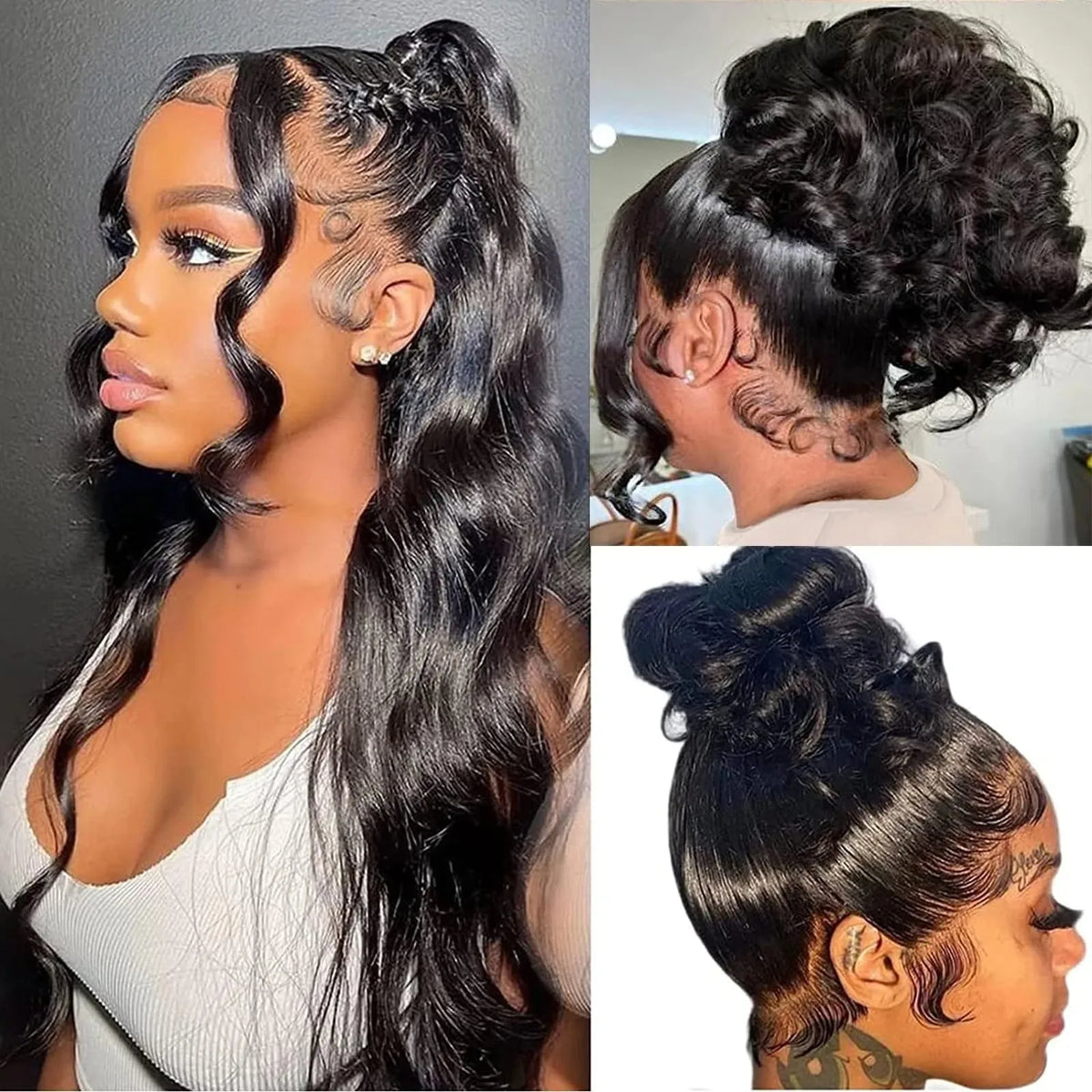 LuxeWave 250% Density Brazilian Body Wave HD Lace Wig | 24–46 Inch