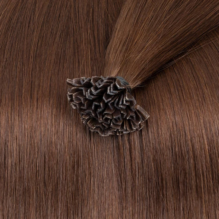 K Tip Hair Extensions Keratin Human Hair Hot Fusion Hair Extension 1cm Italy Keratin Glue Machine Remy 12-24inch 30  50G/pack