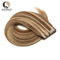 Seamless PU Tape Weft Human Hair Extensions Long PU Skin Weft Tape in Hair Extensions No Glue Human Hair For Fine Hair Long Weft