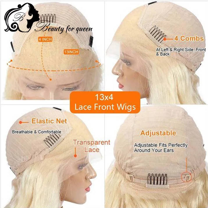 28 Inches Glueless For Women Colored Brazilian Human Hair Wig Cosplay Ombre Pink Blue Body Wave Transparent Lace Frontal Wigs