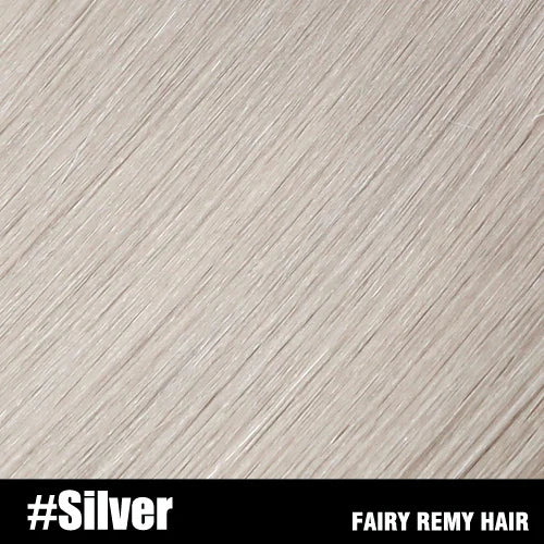 Fairy Remy Hair 0.5g/strand 12/14 inch Real Remy K Flat Tip Human Hair Extensions Silky Straight Pre Bonded Keratin Hair