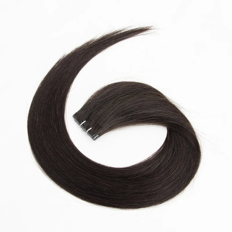 Invisible Tape In Extensions Human Hair Seamless Pu Skin Weft Injected Hair Extensions Hand Tied Adhesives Tape-Ins 10pcs/pack