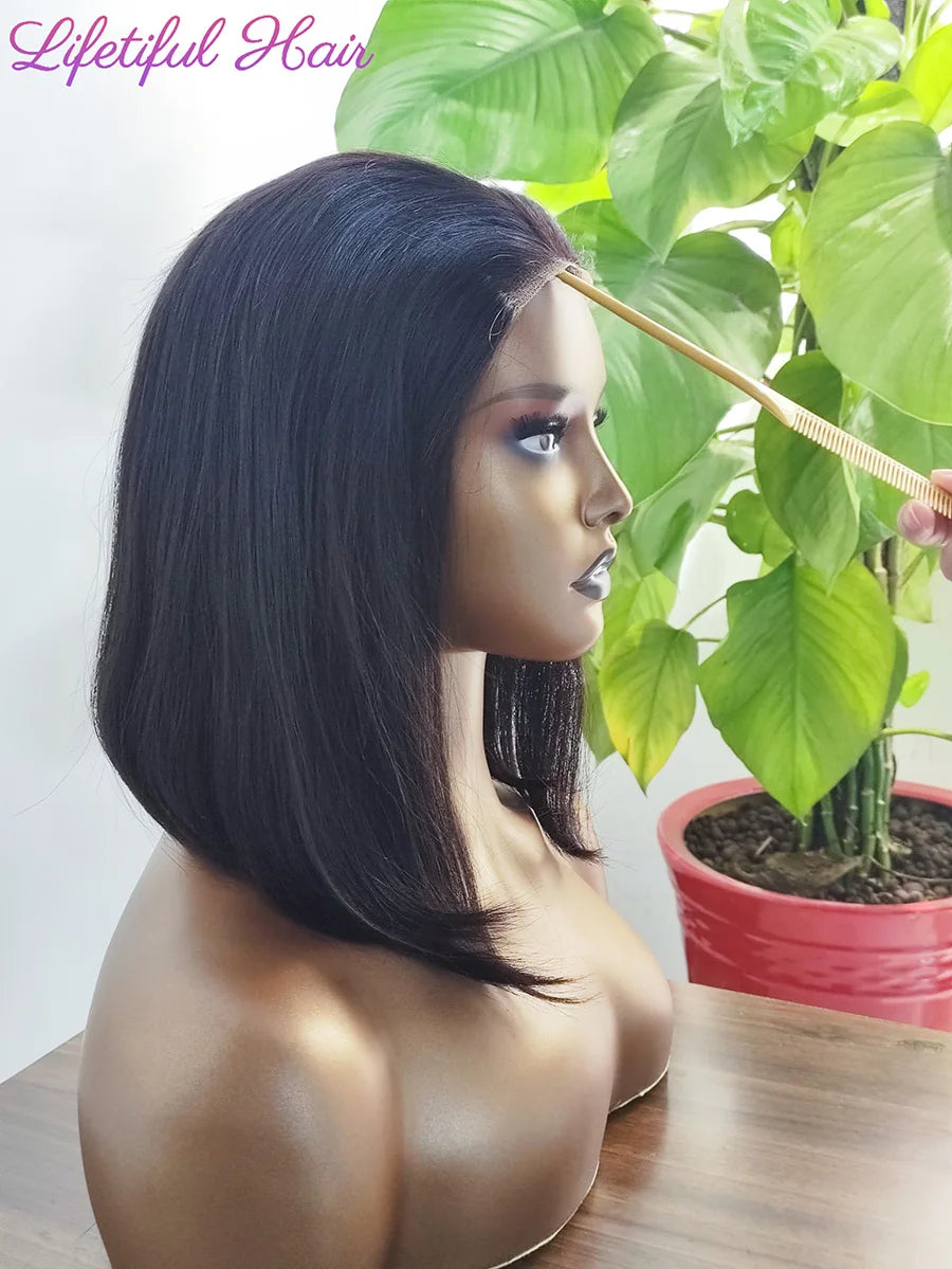 Glueless Straight Bob Lace Wig