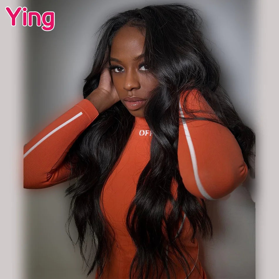 Ying Highlight Honey Blonde 180% Body Wave 13x6 Transparent Lace Front Wig 13x4 Lace Front Wig PrePlucked With Baby Hair