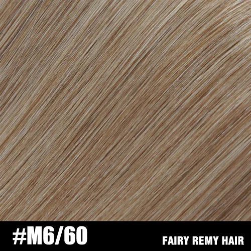 Fairy Remy Hair 0.5g/strand 12/14 inch Real Remy K Flat Tip Human Hair Extensions Silky Straight Pre Bonded Keratin Hair
